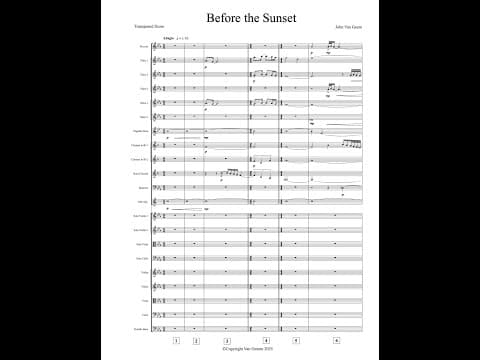Before the Sunset by John Van Geem